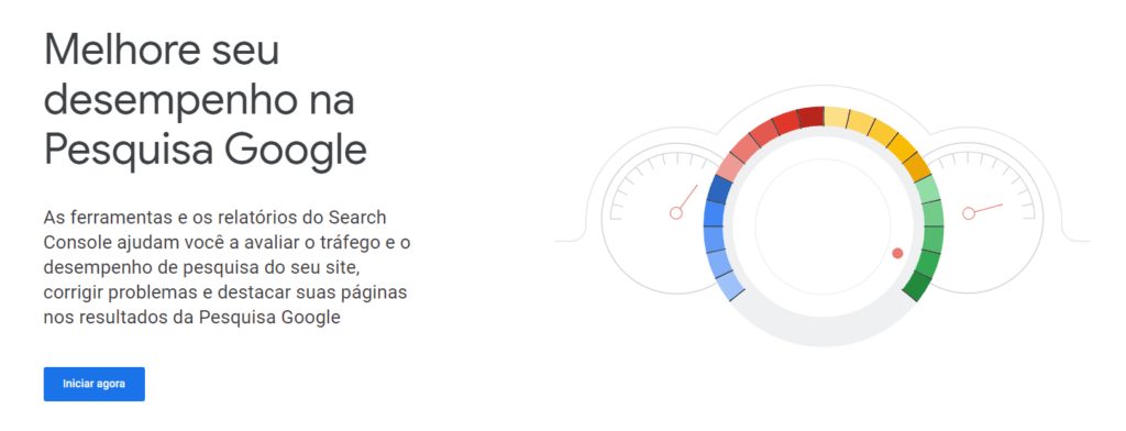Cadastro Google Search Console