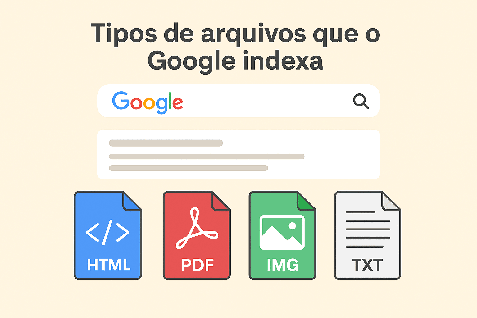 Os Tipos de Arquivo que o Google Consegue Ler e Indexar